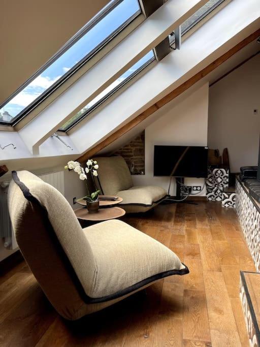 Loft A Pont-Aven, Vue Panoramique Sur L'Aven Apartment Luaran gambar
