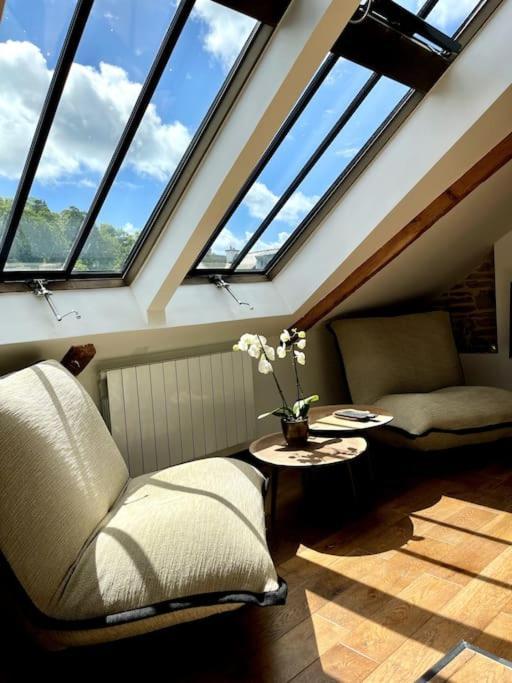 Loft A Pont-Aven, Vue Panoramique Sur L'Aven Apartment Luaran gambar